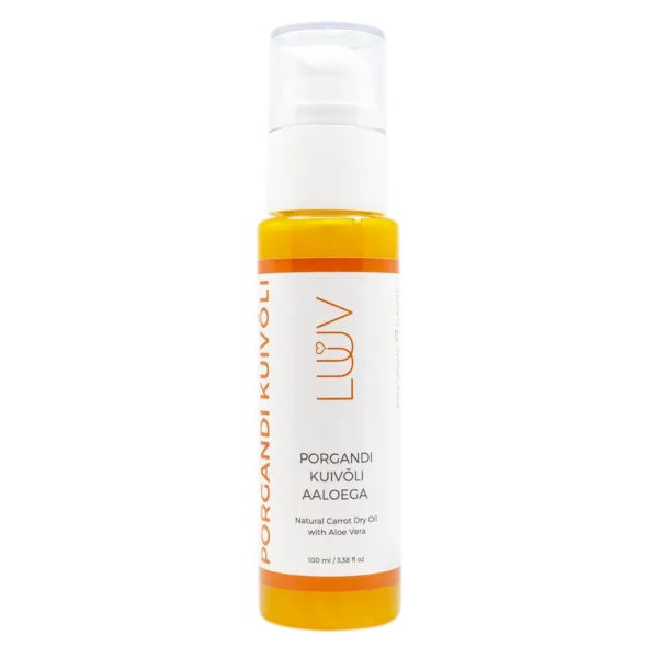LUUV Natural Carrot Dry Oil with Aloe Vera
