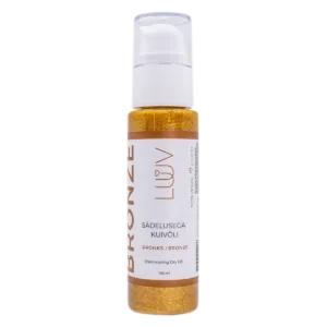 LUUV Natural shimmering carrot dry oil with mica Bronze