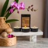 Dabīga sojas vaska aromātiska svece - Ice Almond